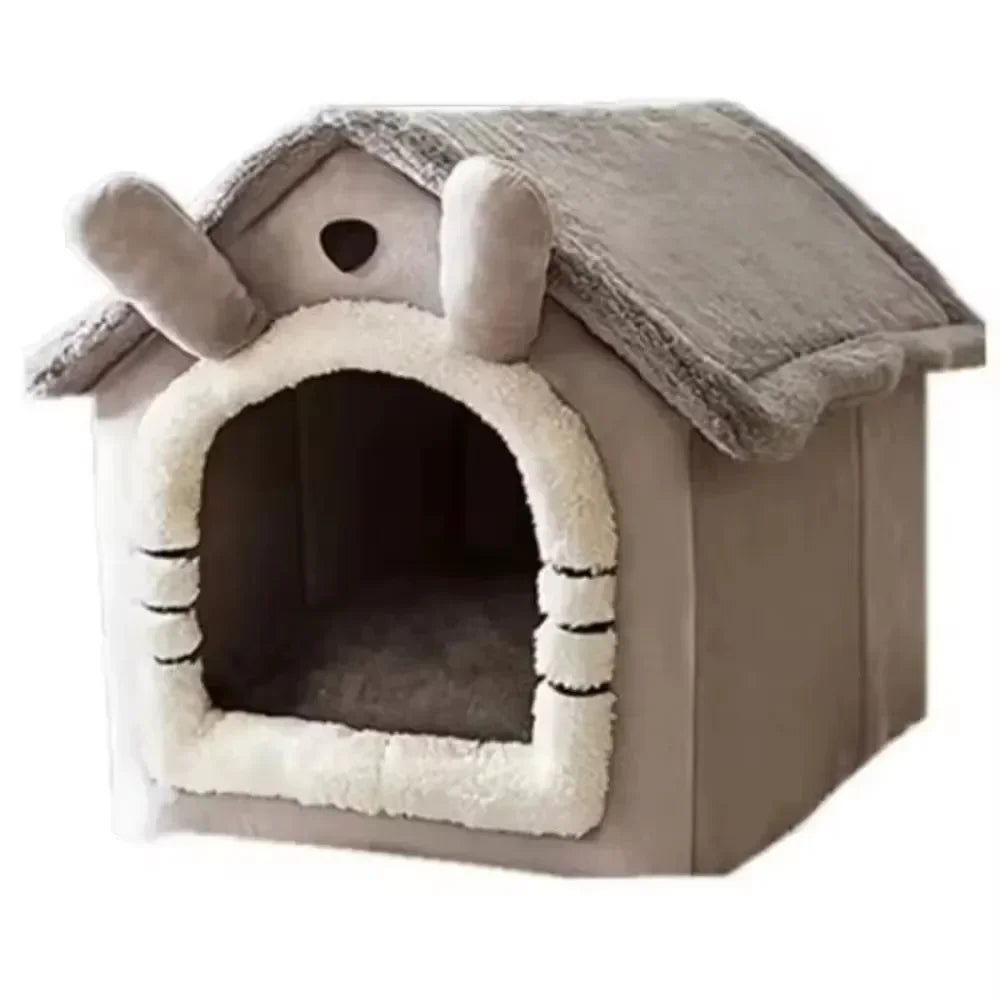 Cozy Pet House 🏠 | Washable & All-Season Bed