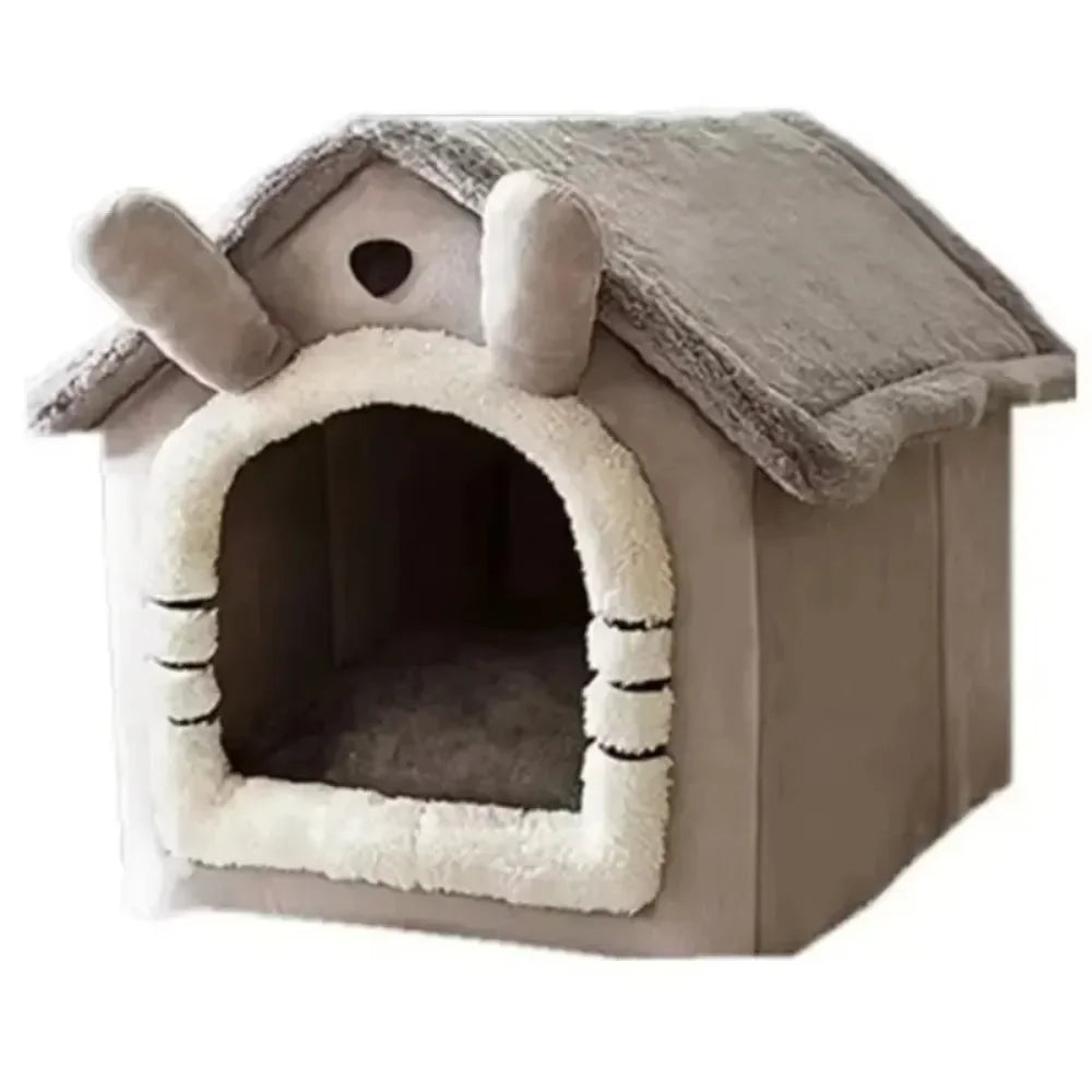 Cozy Pet House 🏠 | Washable & All-Season Bed
