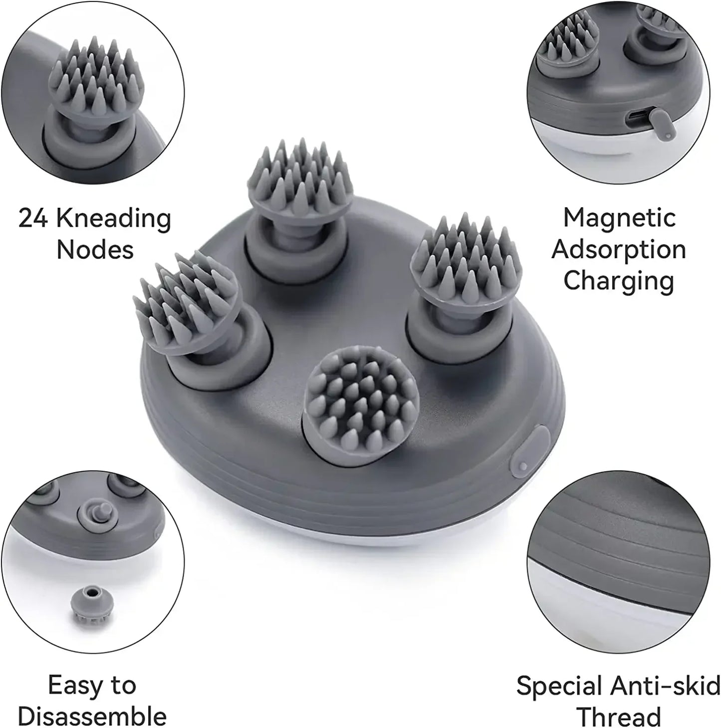 Electric Cat Massager Head Back Scratcher