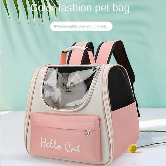 Breathable Transparent Pet Cat Carrier Bag