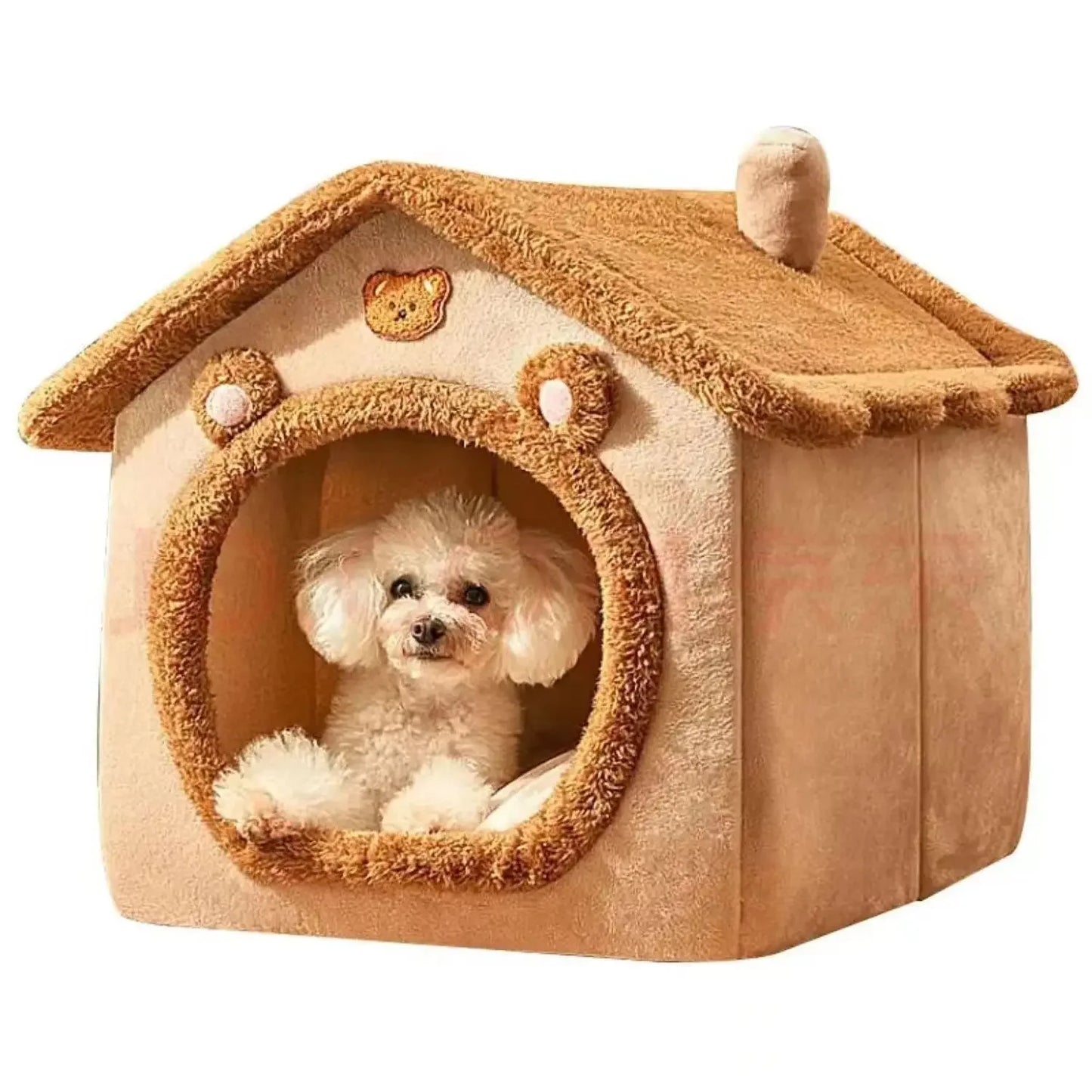 Cozy Pet House 🏠 | Washable & All-Season Bed