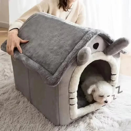 Cozy Pet House 🏠 | Washable & All-Season Bed